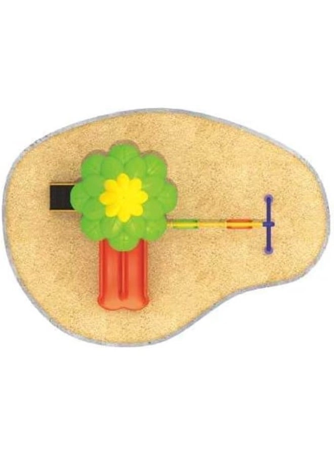 Multi Purpose Kids Outdoor Playing Equipments - 770x320x280cm 2+ Years