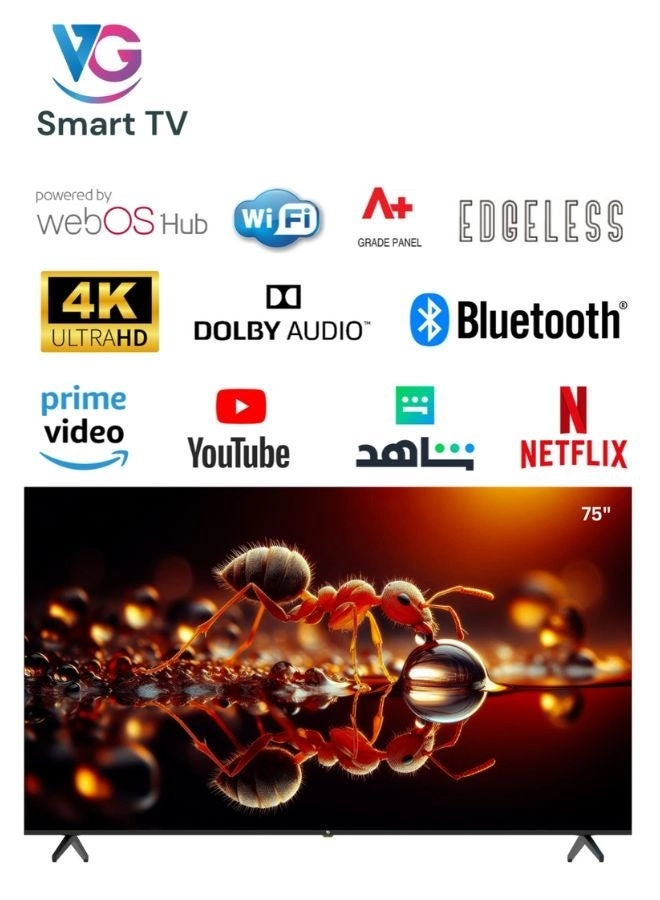 VGLED75WOU+SOUNDBAR - 75 in