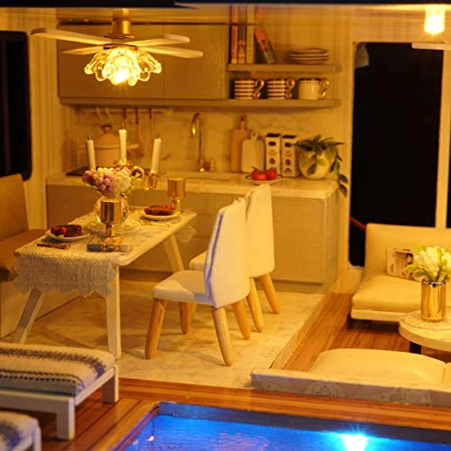 Miniature Dollhouse Kit - Time Apartment 1:24 Scale