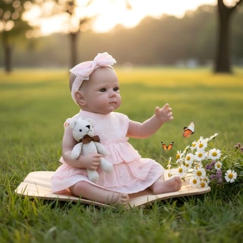 Bettie Reborn Baby Doll - 18 inch Silicone Vinyl Girl Ages 3+