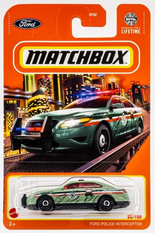 Matchbox Ford Police Interceptor - 1:64 Scale 1.0 Count