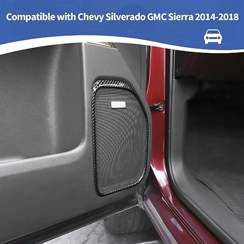 Door Speaker Frame Trim Cover - Chevy Silverado GMC Sierra 2014-2018