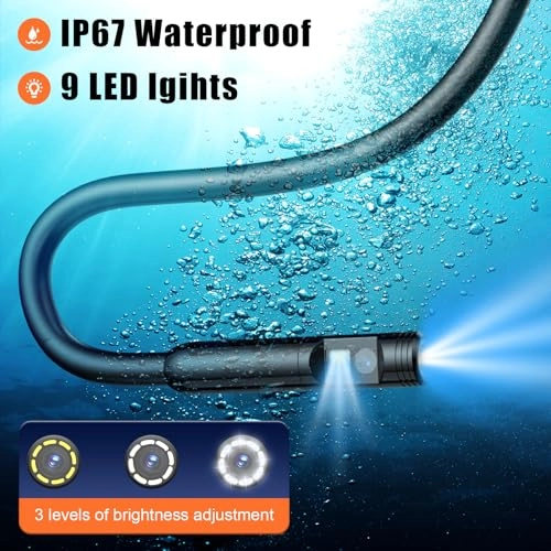 Dual Lens Borescope Inspection Camera