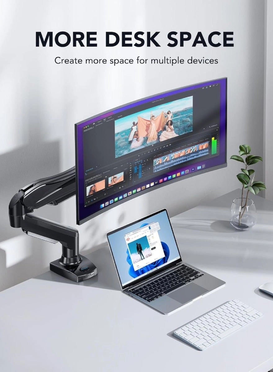 Single Monitor Arm - 13 to 32 Inch 75x75mm 100x100mm