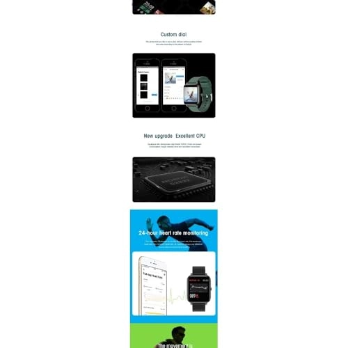 2208A Electronic Bracelet - Heart Rate Blood Pressure Monitor Pedometer