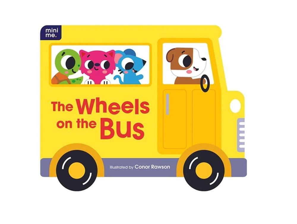 Edu Fun Shaped Board Book - The Wheels On The Bus - 2+
