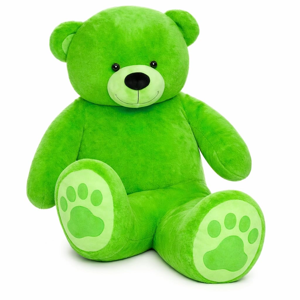 back banchers Giant Teddy Bear - 4 Feet Green