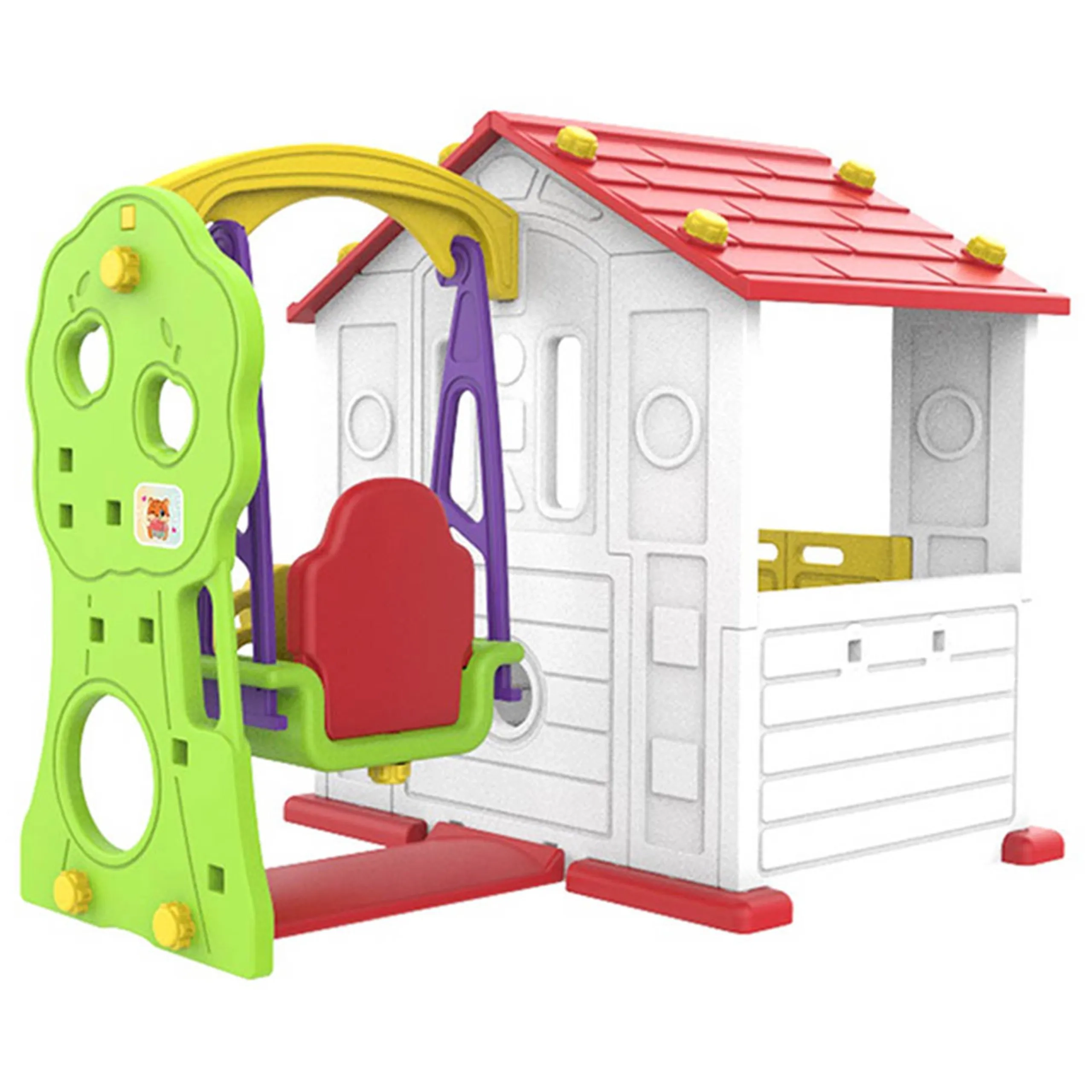 House Swing Slide Basket Table - Suitable for 2 years and above 163.5 x 109 x 128.5 cm