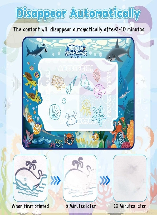 Magic Water Doodle Mat - 60 x 40 cm Deep-Sea Animals