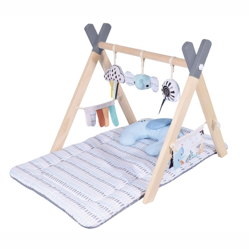 Factory Price Nyra Wooden Activity Play Gym - Elephant 0 month