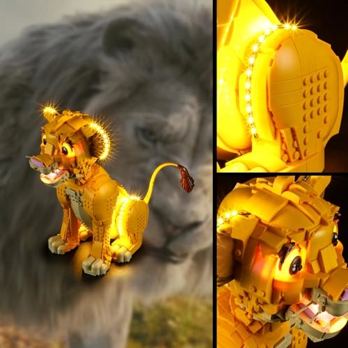 Led Light for LEGO Simba The Lion King 43247 - Plastic 1