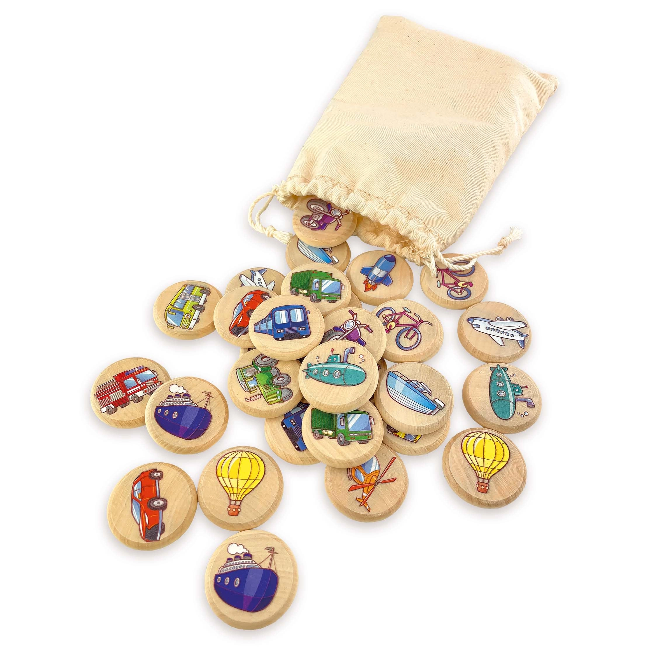 Ulanik Transport Memory Game - 3+ Years 30 pieces