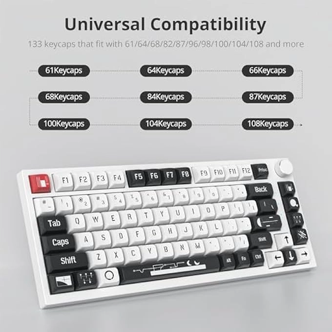 133-KEY XDA KEYCAP SET - US