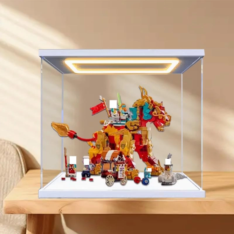 Clear Acrylic Display Case (80066) - 30x15x25cm Background+top Light