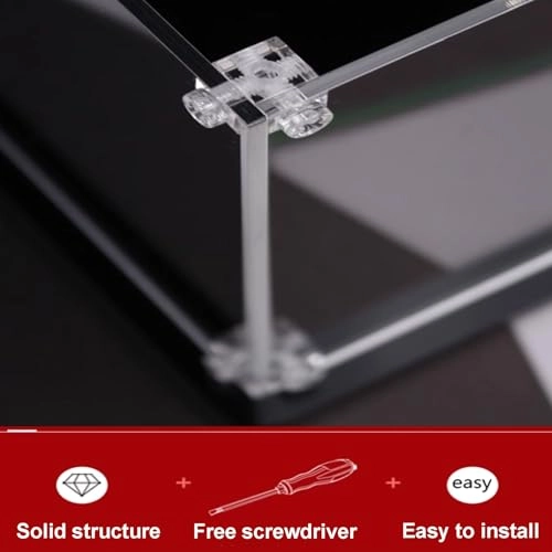Acrylic Display Case for LEGO 42177 Automobile Model - 3mm Dustproof