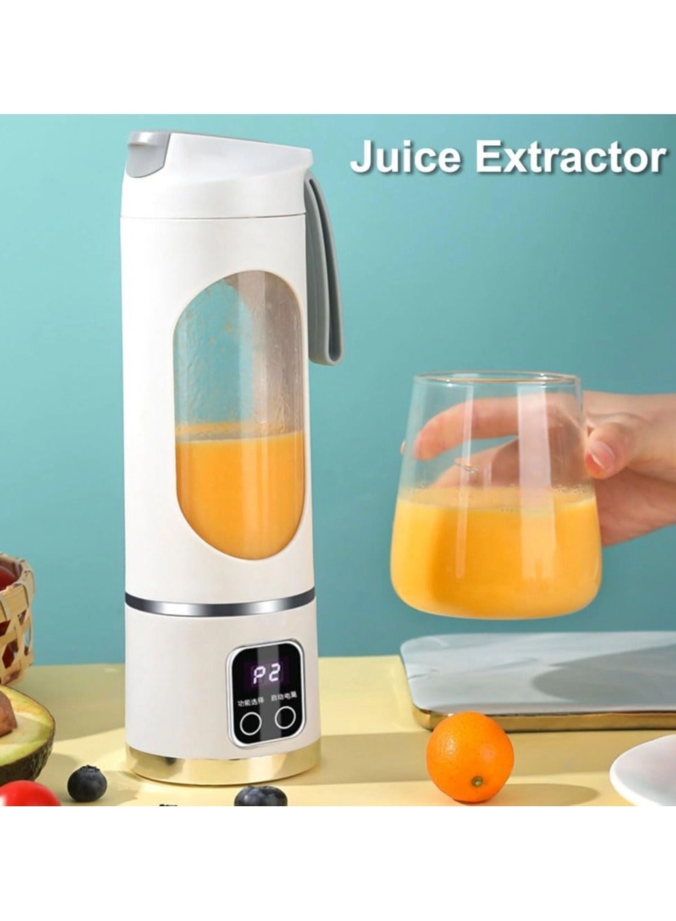 Portable Blender - USB Charging Cordless LCD Display