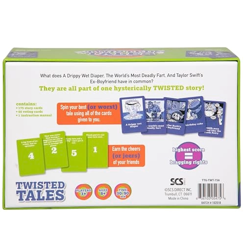 Twisted Tales - 8 years and up 175 story cards 50 voting cards