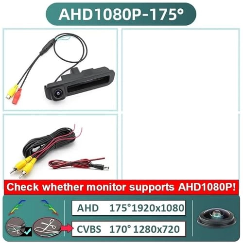 Rear View Camera - Night vision Wire AHD 720P