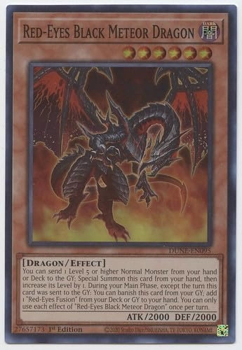 Yu-Gi-Oh! Red-Eyes Black Meteor Dragon DUNE-EN095
