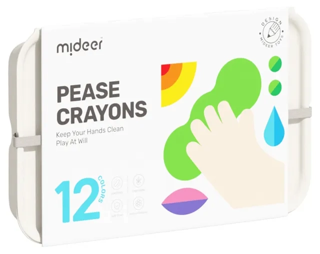 Mideer Pease Crayons - 12 Colors