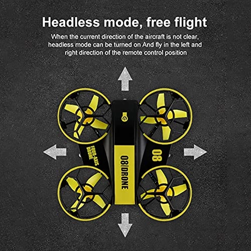 UFO Small Mini Induction Drone - Yellow 7.4V 650mAh