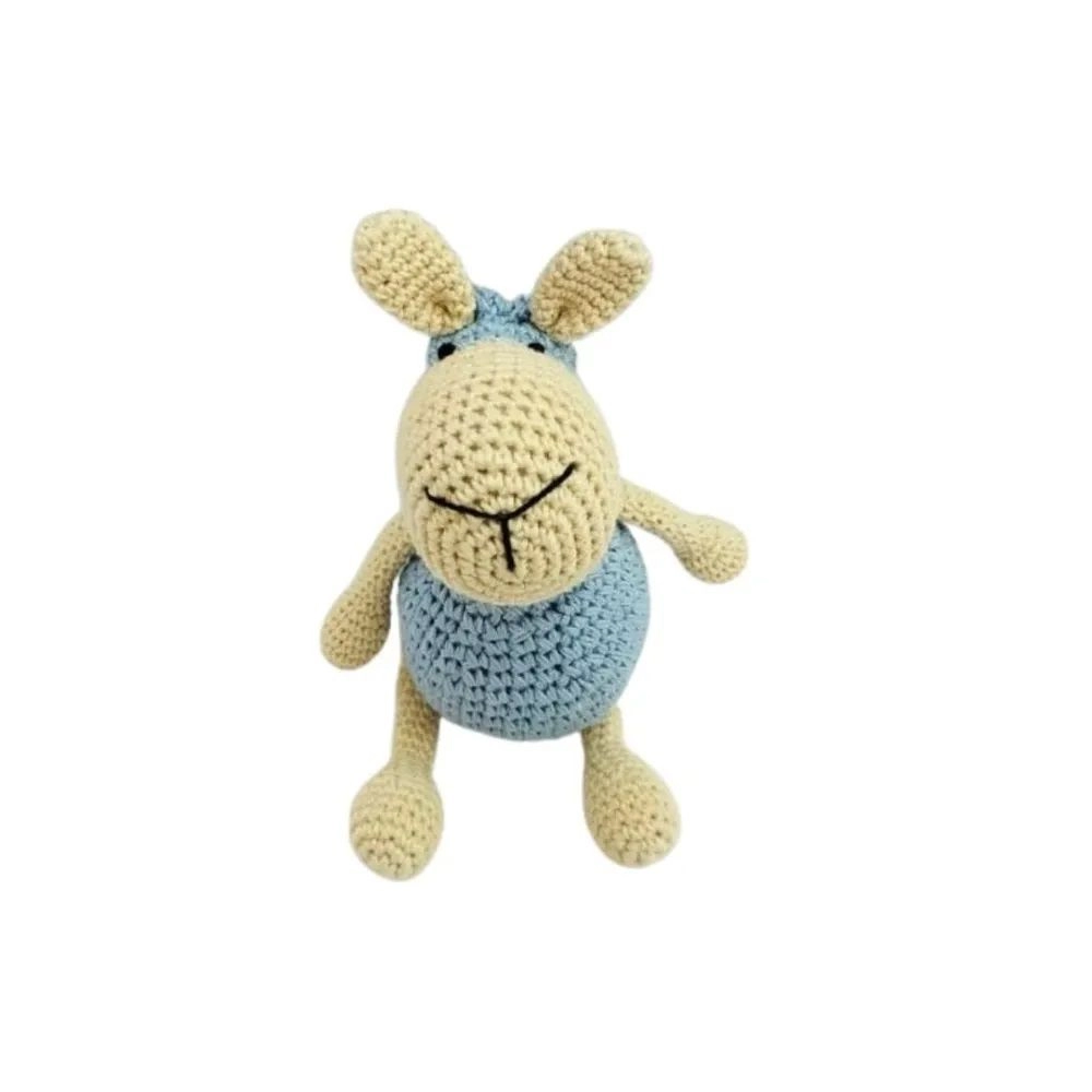 Happy Threads Sheep Handmade Crocheted Plush