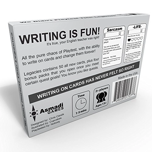 We Didn't Playtest This: Legacies