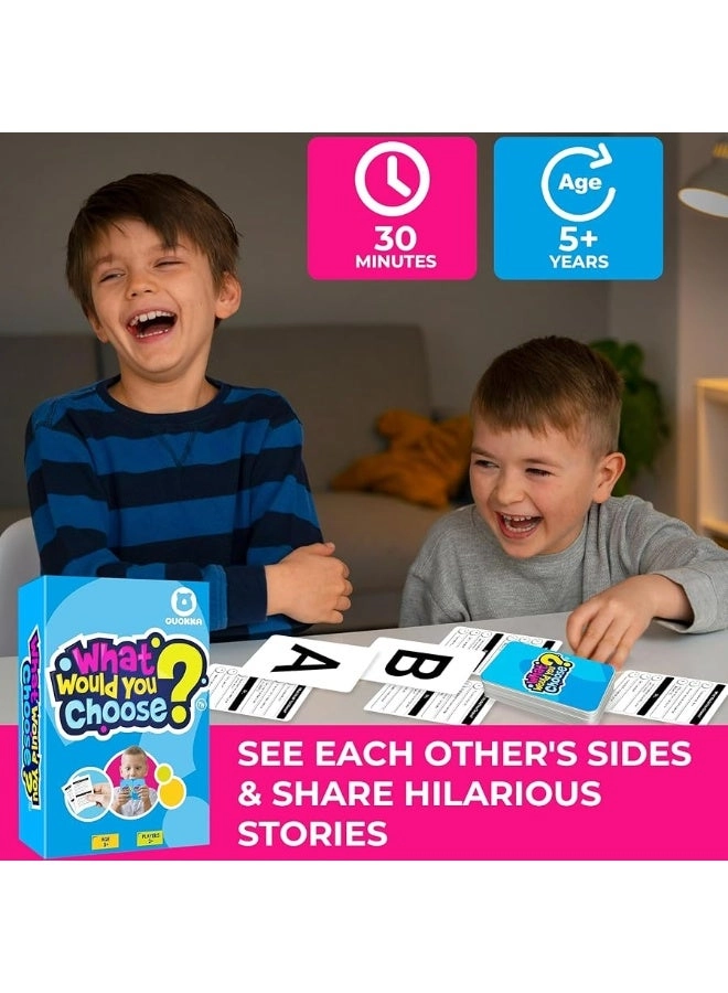 What Would You Choose - Family Card Game