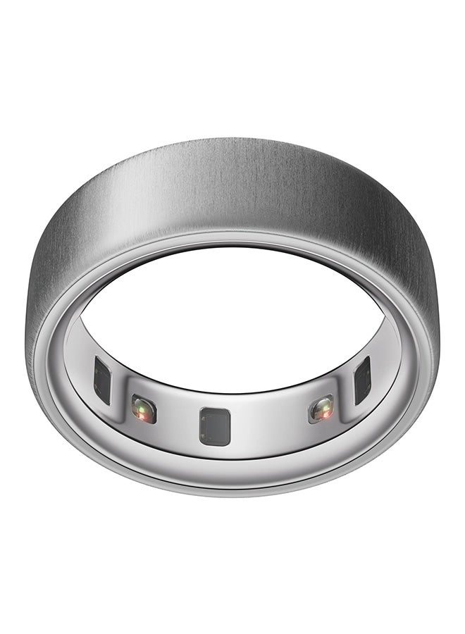 OURA Ring 4 - Brushed Silver Size 10