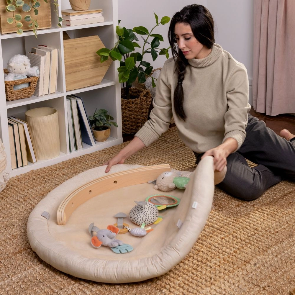 Every Season Plush Lambswool Play Gym - 0 months