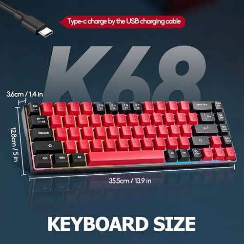 60% Mechanical Gaming Keyboard - Wired
