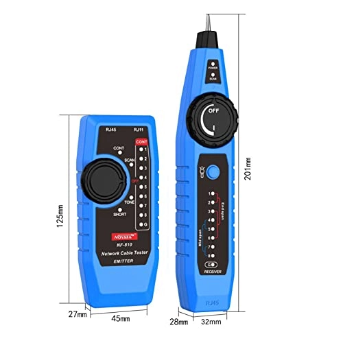 NF-810 - RJ11 RJ45 CAT5 CAT6 Wiremap PoE TEL