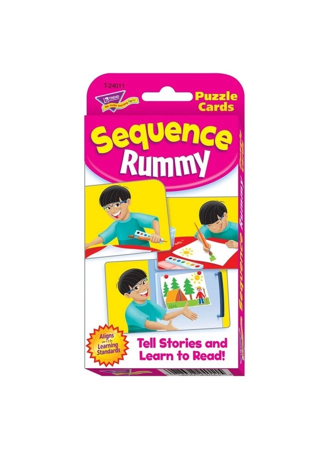 Trend Enterprises Sequence Rummy - Challenge Cards