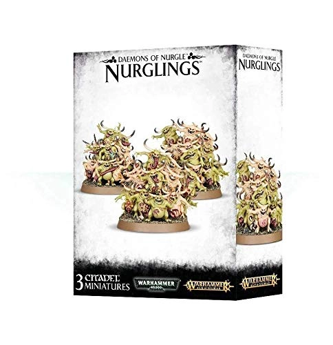 Games Workshop Daemons of Nurgle Nurglings - Plastic 16 pieces Black (533 x 226 x 155 cm) (99129915037)