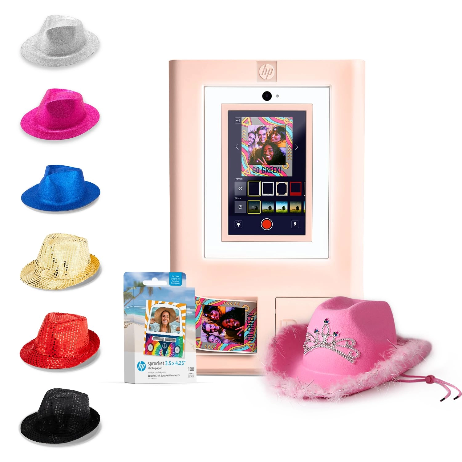 Sprocket Photobooth - 3x4" Sticky-backed 10.1" LCD