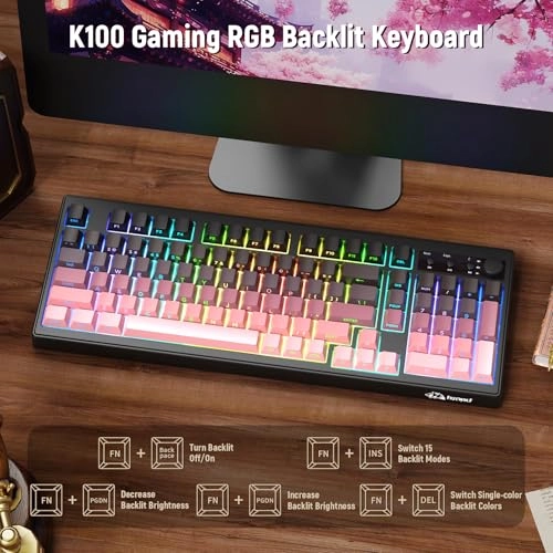 K100 - 2.4GHz Wireless Bluetooth USB-C