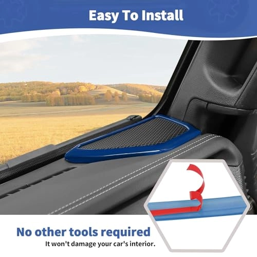 A Pillar Top Roof Speaker Trim Cover - Jeep Wrangler JL JLU Gladiator JT 2024