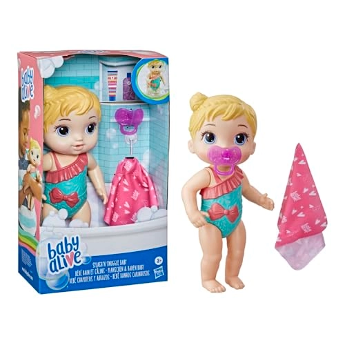 Splash 'n Snuggle Baby - Blonde Hair Towel Pacifier Ages 3+