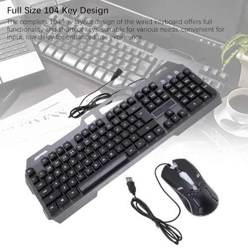 Wired Keyboard and Mouse Combo - Wired
