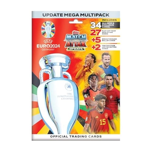 Euro 2024 Match Attax - 32pcs + 2pcs Limited Edition