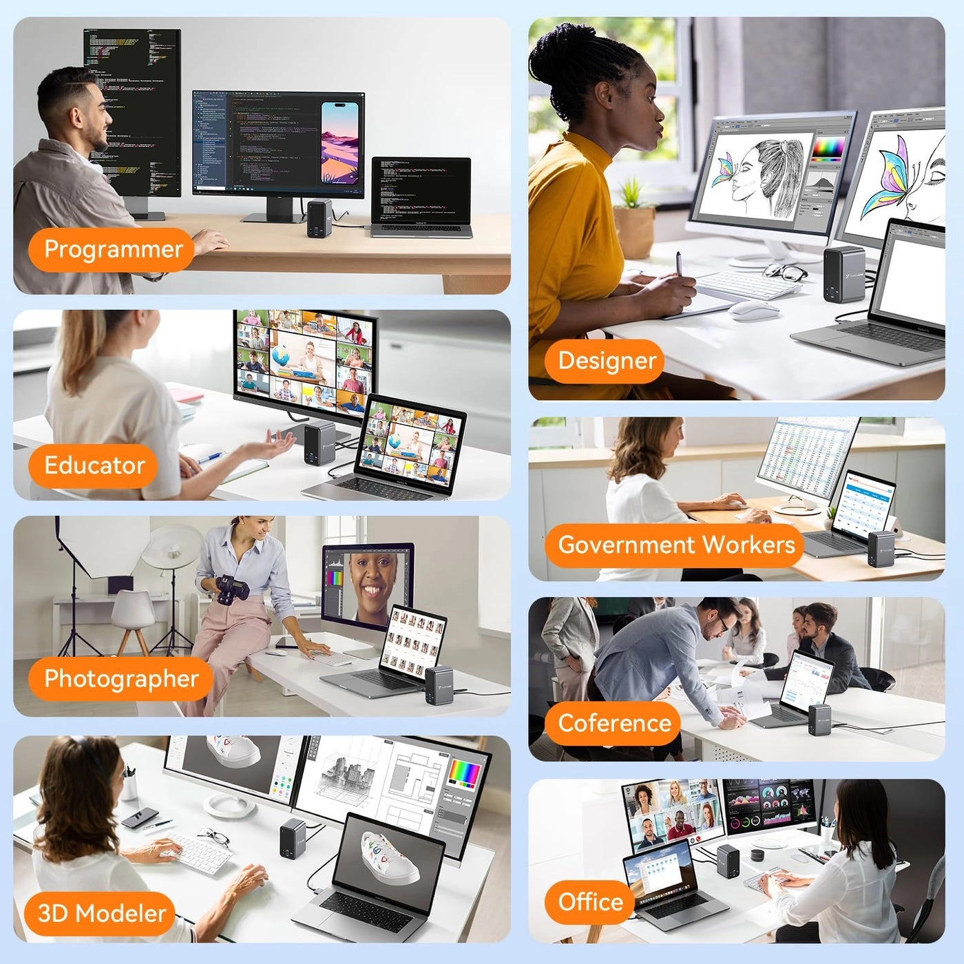 Docking Station - Dual Monitor 100W 2 HDMI