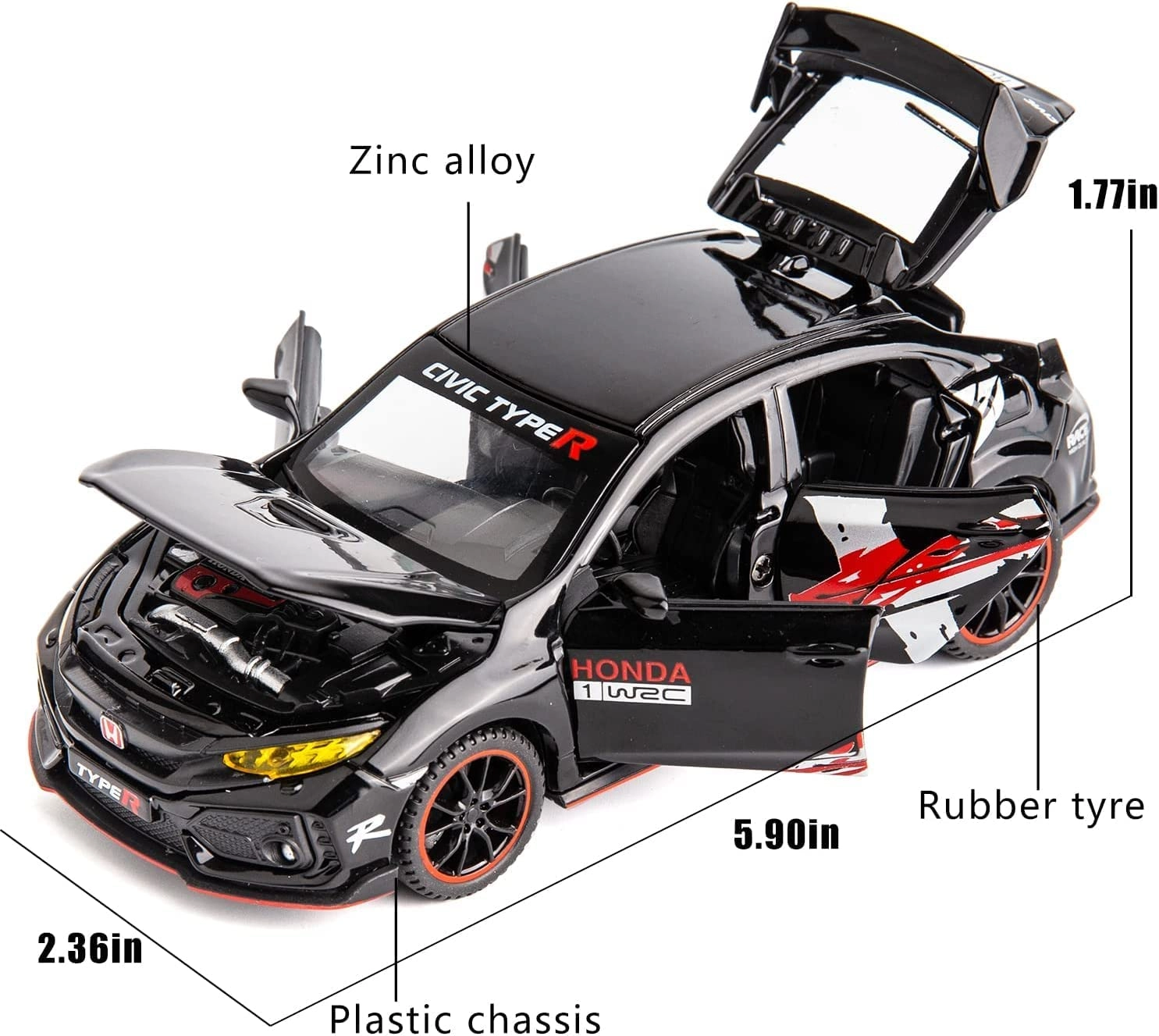Civic Type-R - 1:32 1 pcs