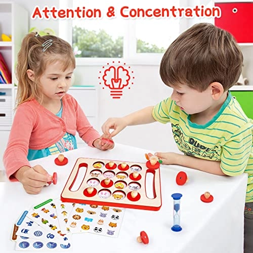 memory chess game - 36 months+ 6 pieces