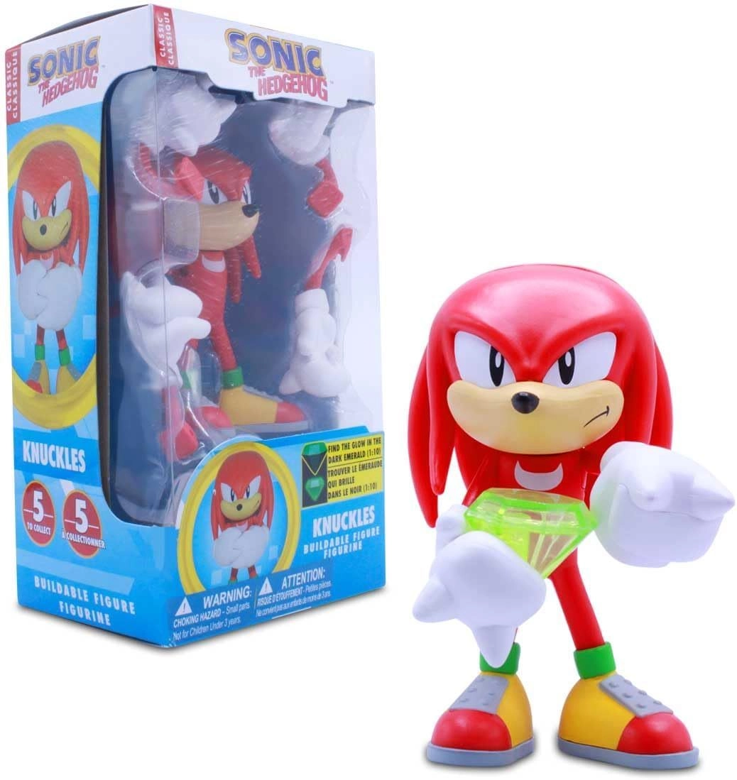 Just Toys LLC Knuckles - Sonic The Hedgehog (10.16 cm)