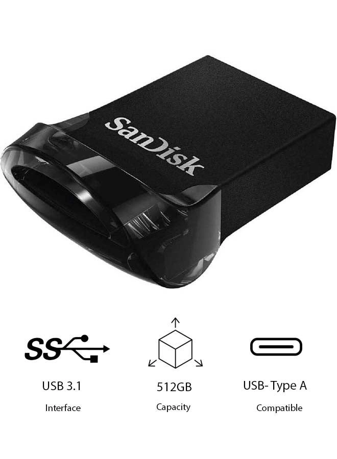 SanDisk Ultra Fit - USB 3.1 512GB Micro USB