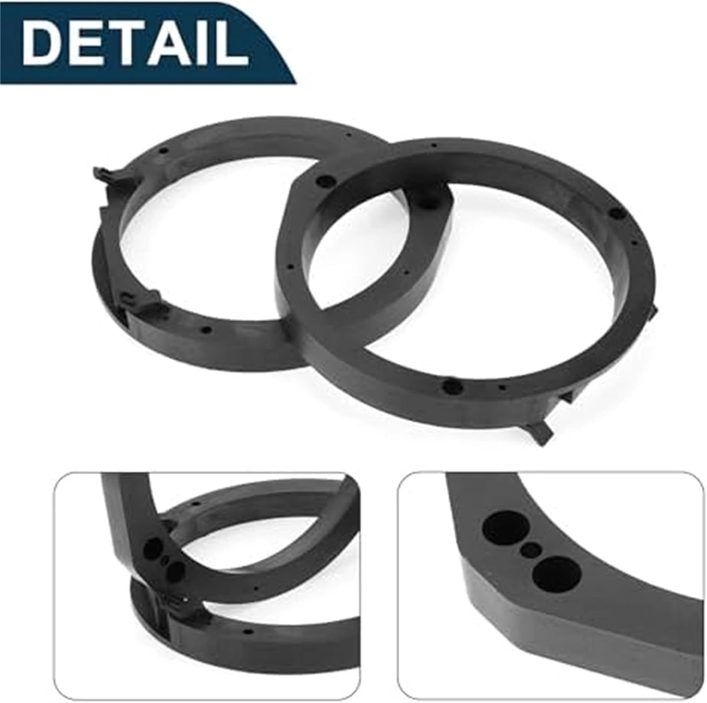 Speaker Spacer Ring - black 2 pieces
