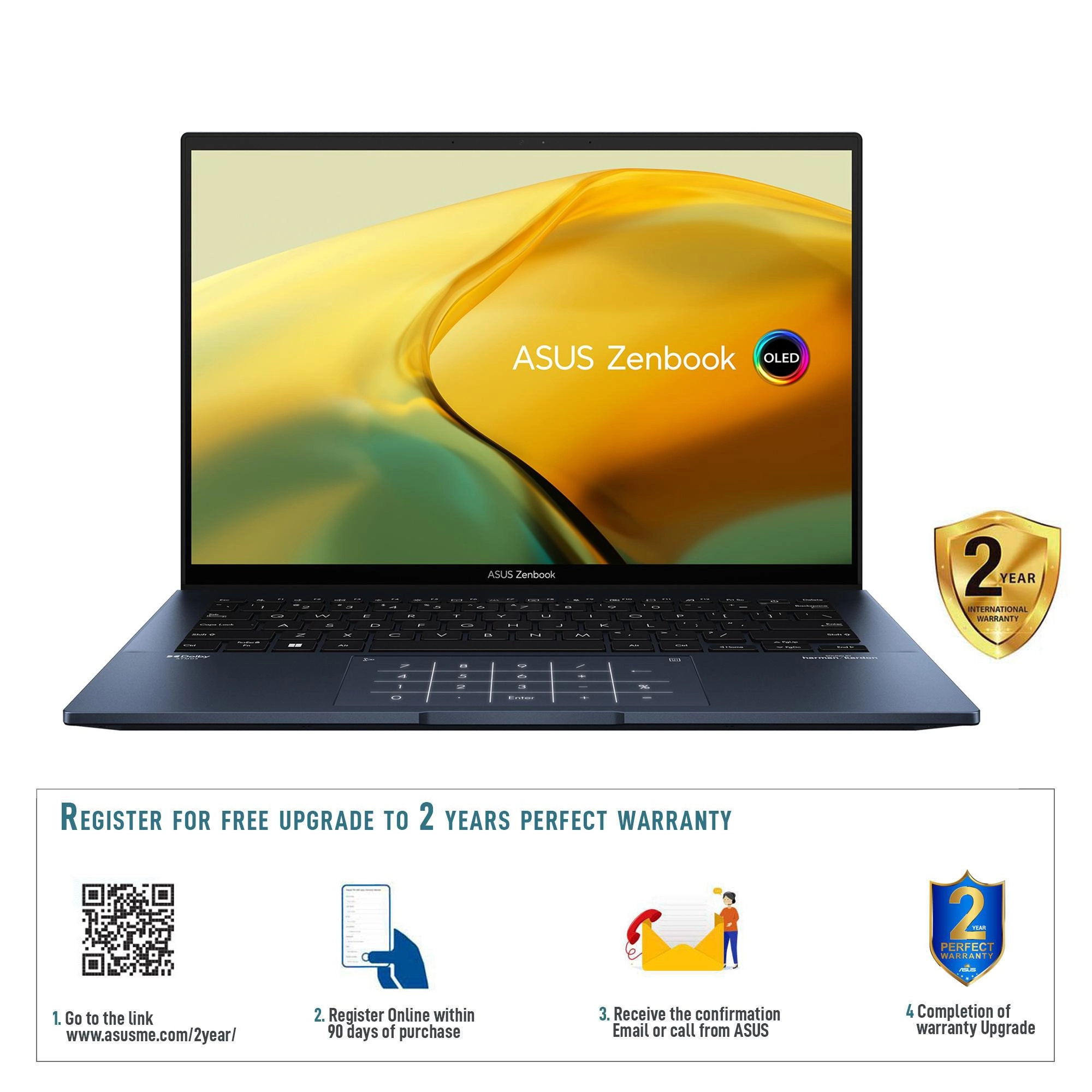 Zenbook 14 OLED UX3402ZA - 14'' i7-1260P 16GB DDR5 1TB SSD