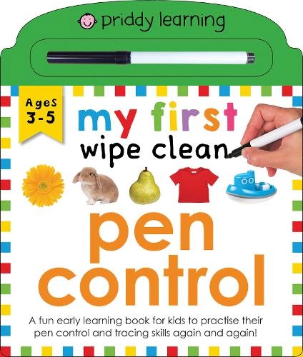 Priddy Books My First Wipe Clean Pen Control - Board book 14 pages includes dry-wipe pen