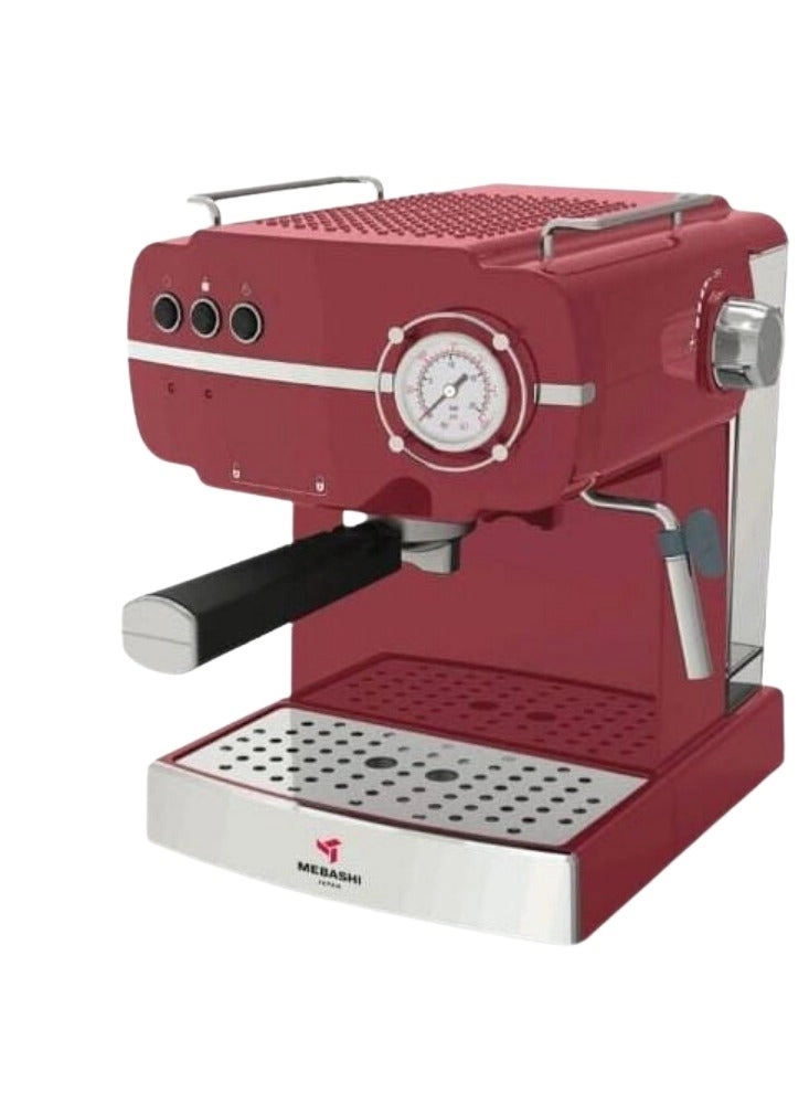 Mebashi ME-ECM2036 - Pressure Meter Safety Valve Detachable Frothing Nozzle