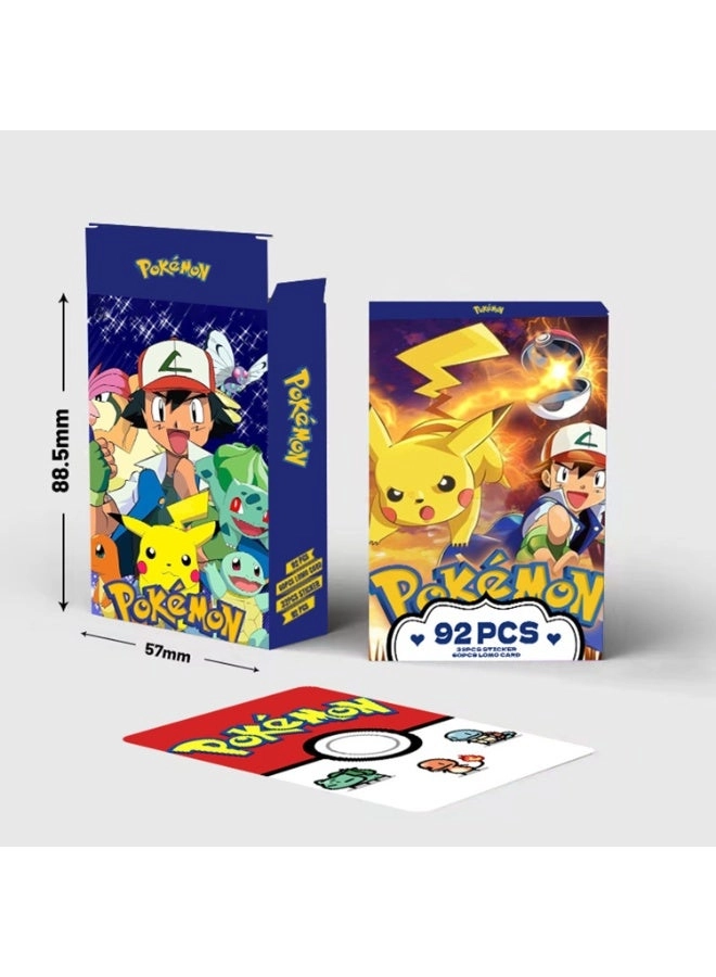 Pikachu LOMO Cards Set - 92pcs